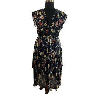 Anthropologie Foxiedox Flora Embroidered Floral Sheath Dress